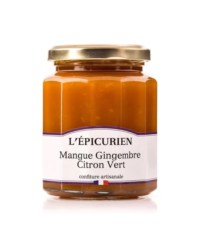 Confiture Mangue Gingembre Citron Vert