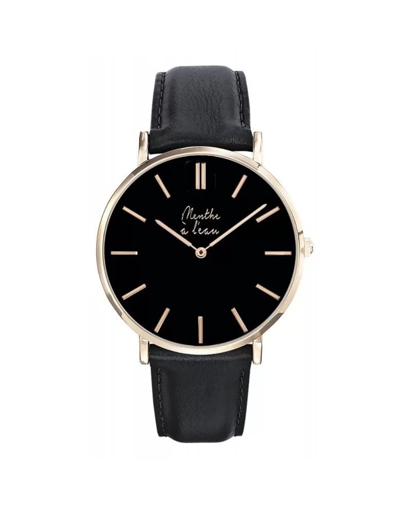 La Véritable cuir noir fond noir H RG