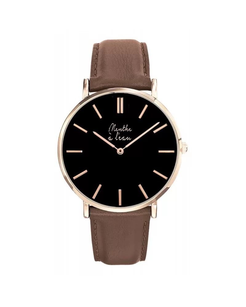 La Véritable cuir marron fond noir RG