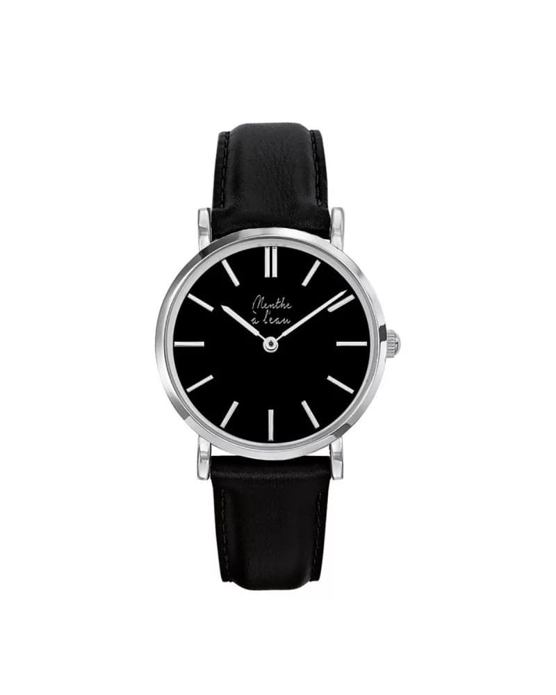 La Véritable cuir noir fond noir F chromée