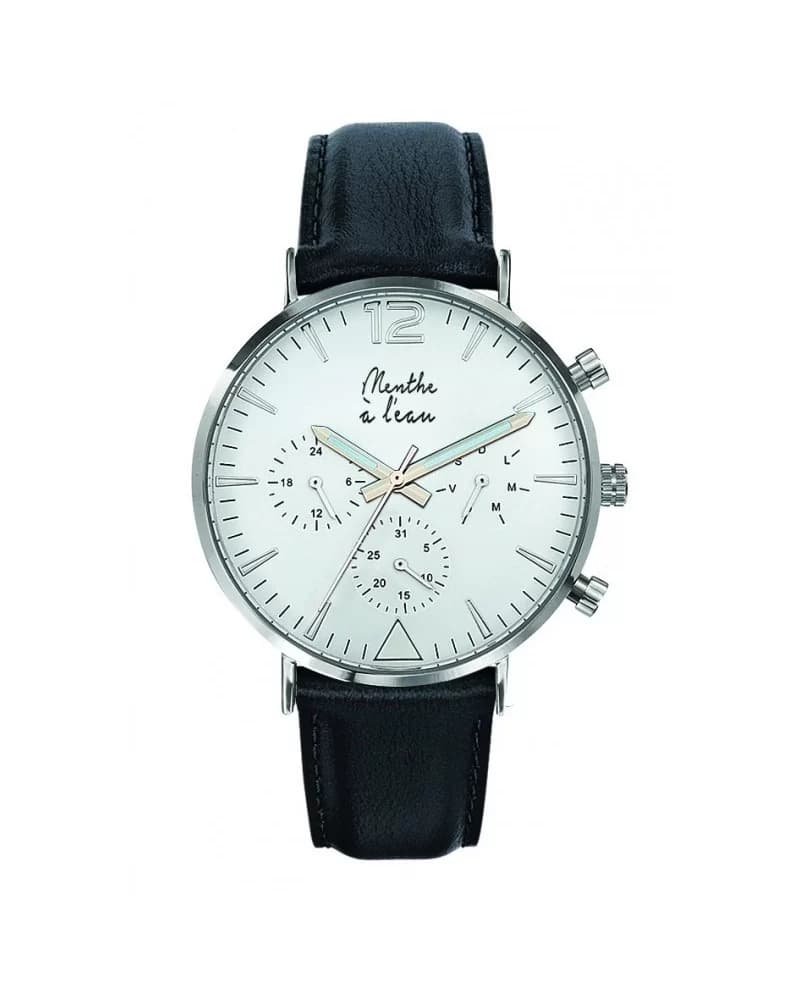 La Précise cuir noir fond blanc