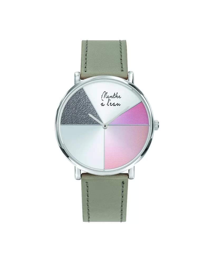 L'Indécise façon cuir gris design Rose