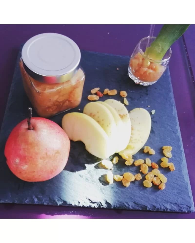 Chutney Pommes Poires à l'Ananas