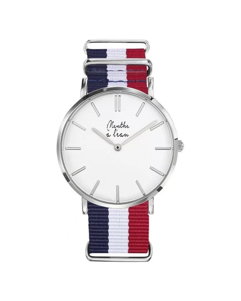 La Résistante bleu/blanc/rouge H chromée