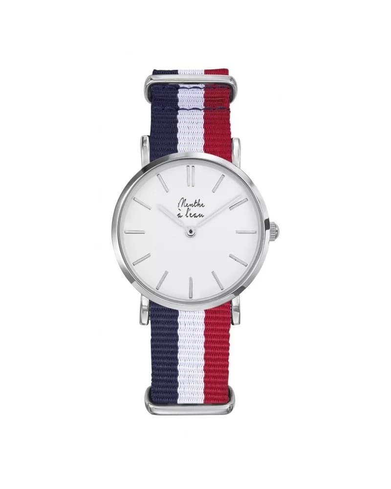 La Résistante bleu/blanc/rouge F chromée