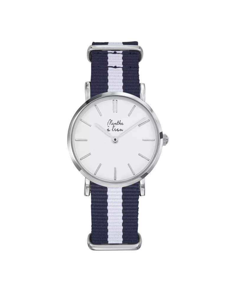 La Résistante bleu/blanc F chromée