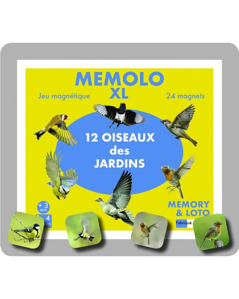 MEMOLO OISEAUX DES JARDINS