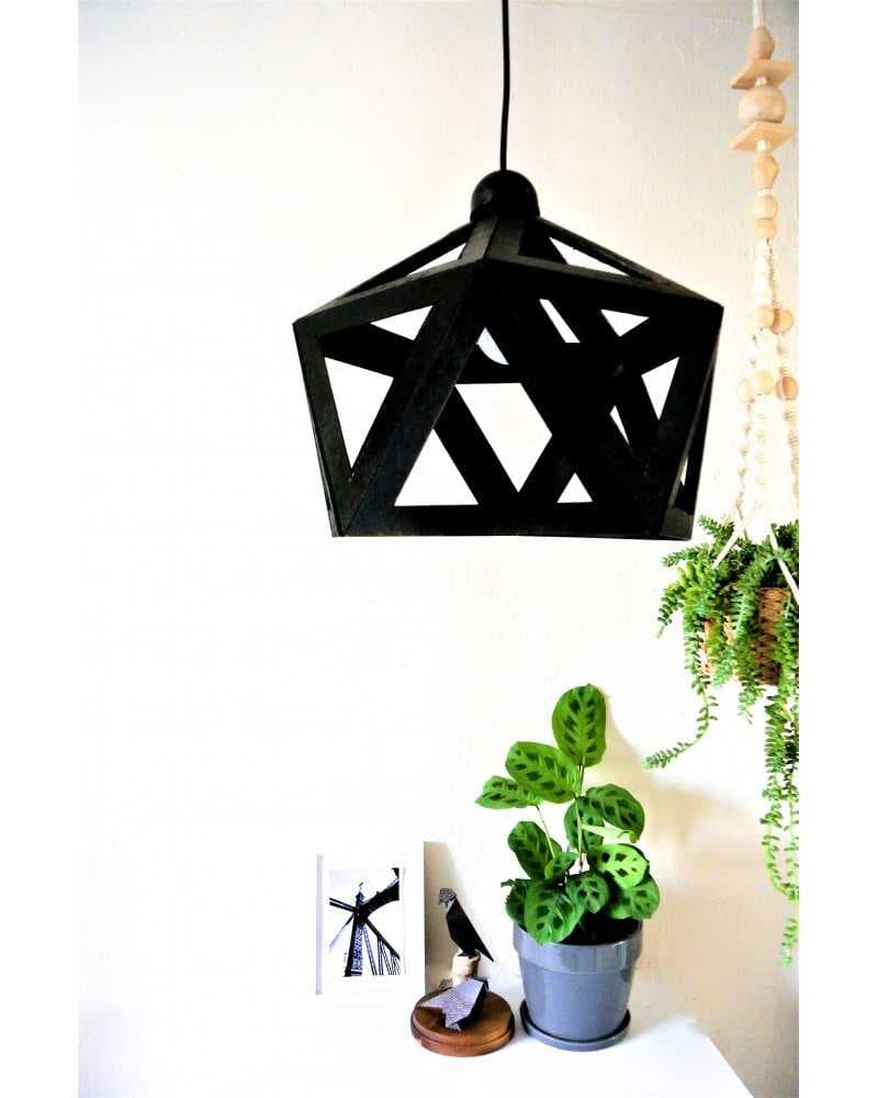 suspension Origami noire