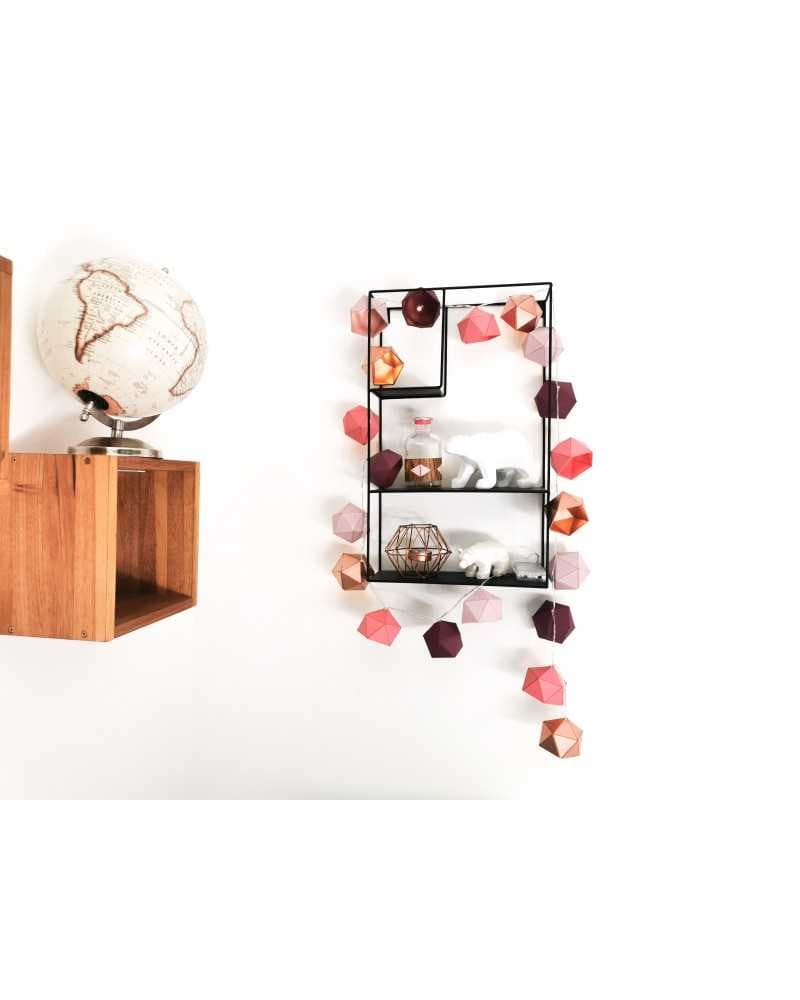 guirlande lumineuse Origami BLUSH