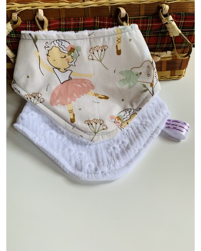 Duos de bandana bébé motif danseuses