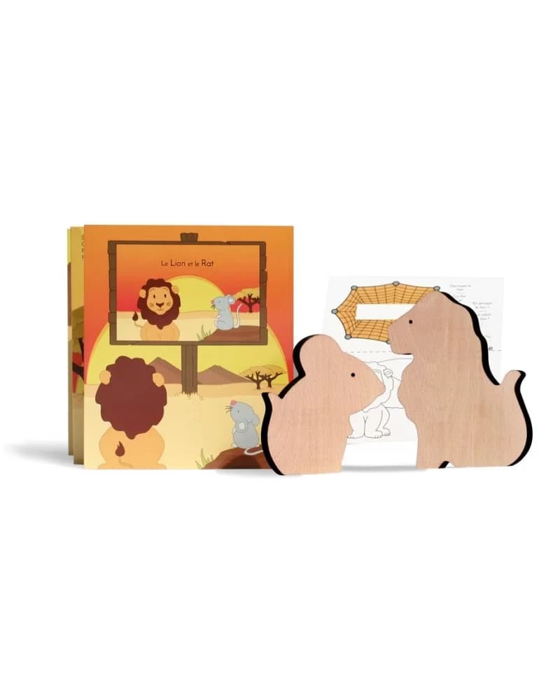 Fable animée Le Lion et le Rat