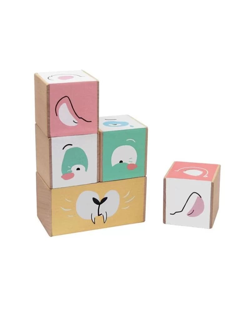 Les Frimousses Cubes à empiler Original
