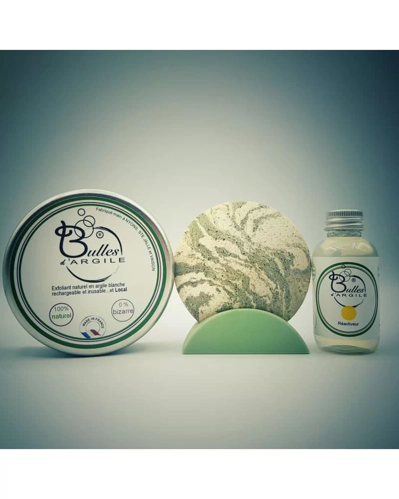 Set Bulle D'Argile Olive Support Liège