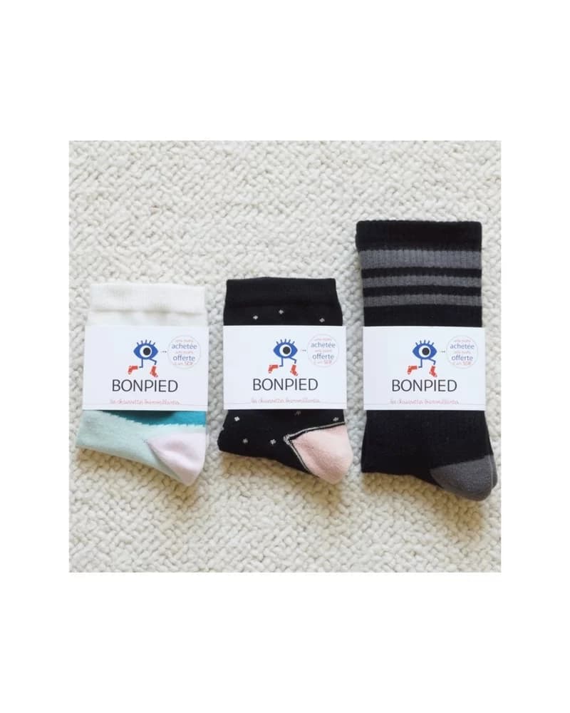 Pack Chaussettes Colette, Claudine & Aurore