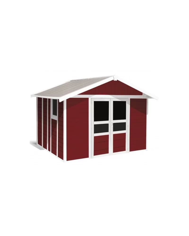 Abri De Jardin Déco 11 M² - Rouge
