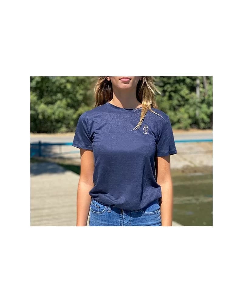 Le T-Shirt En Lin Bio  – Col Rond