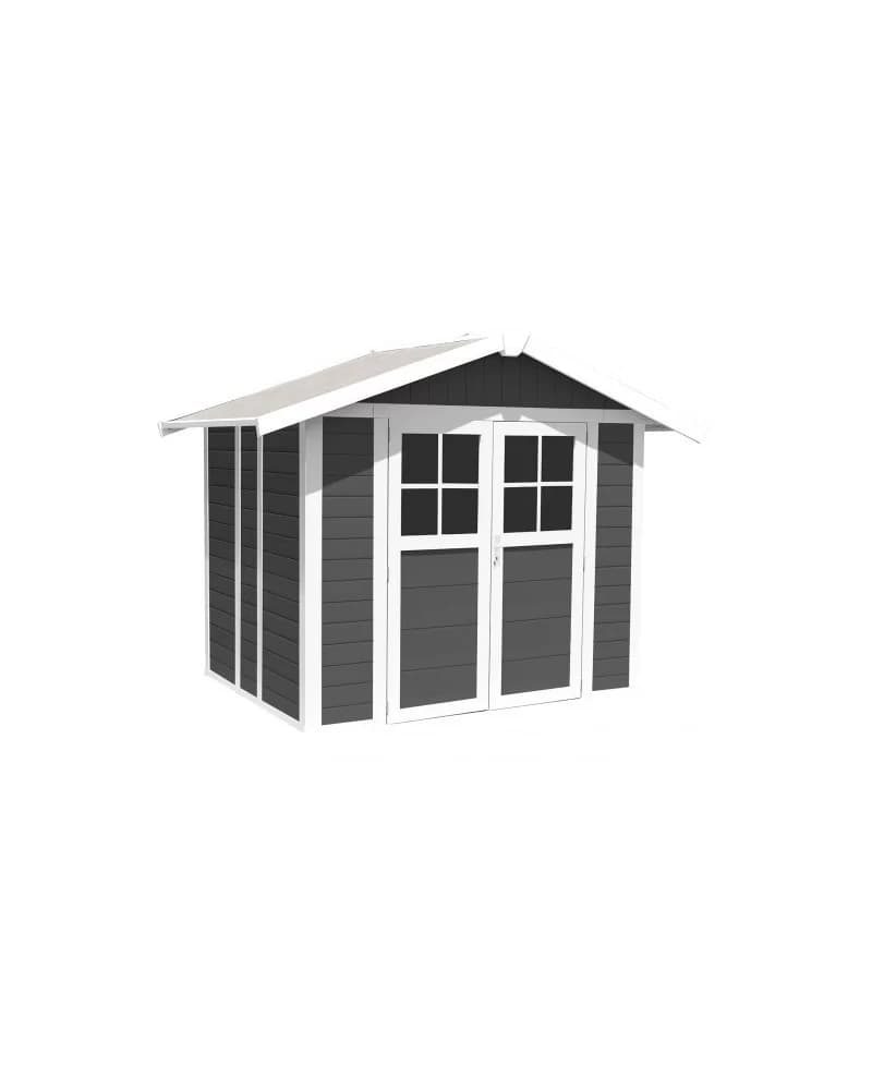 Abri De Jardin Déco 4,9 M² - Gris Foncé