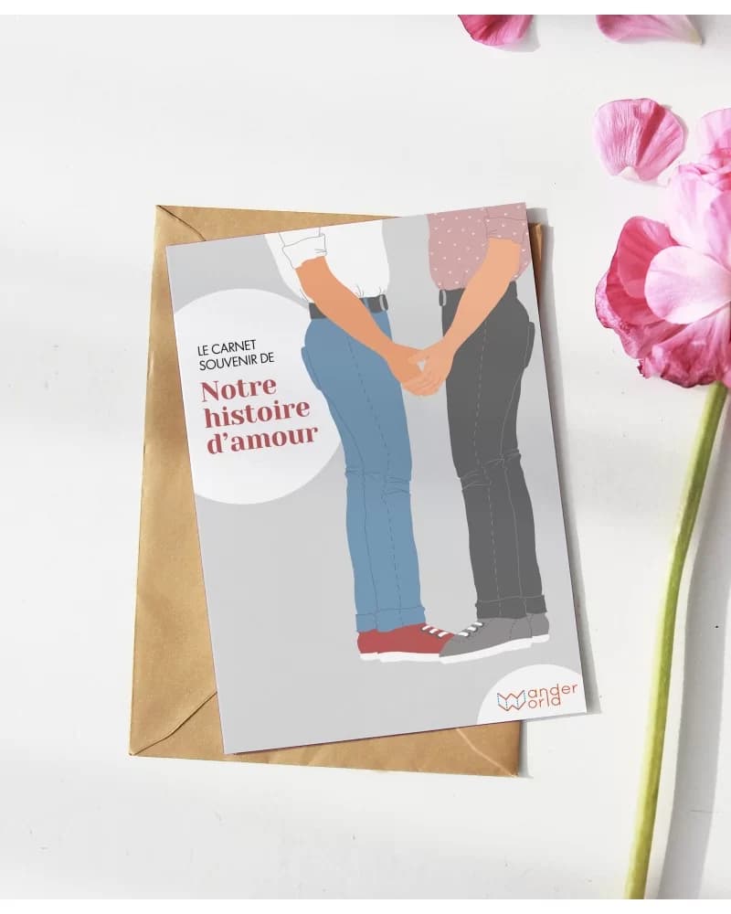 Carnet Histoire D'Amour - Couple Gay