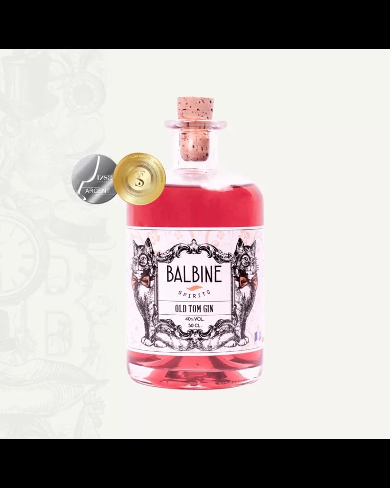 Old Tom Gin "Le Chat" (Avec Hibiscus) 50Cl