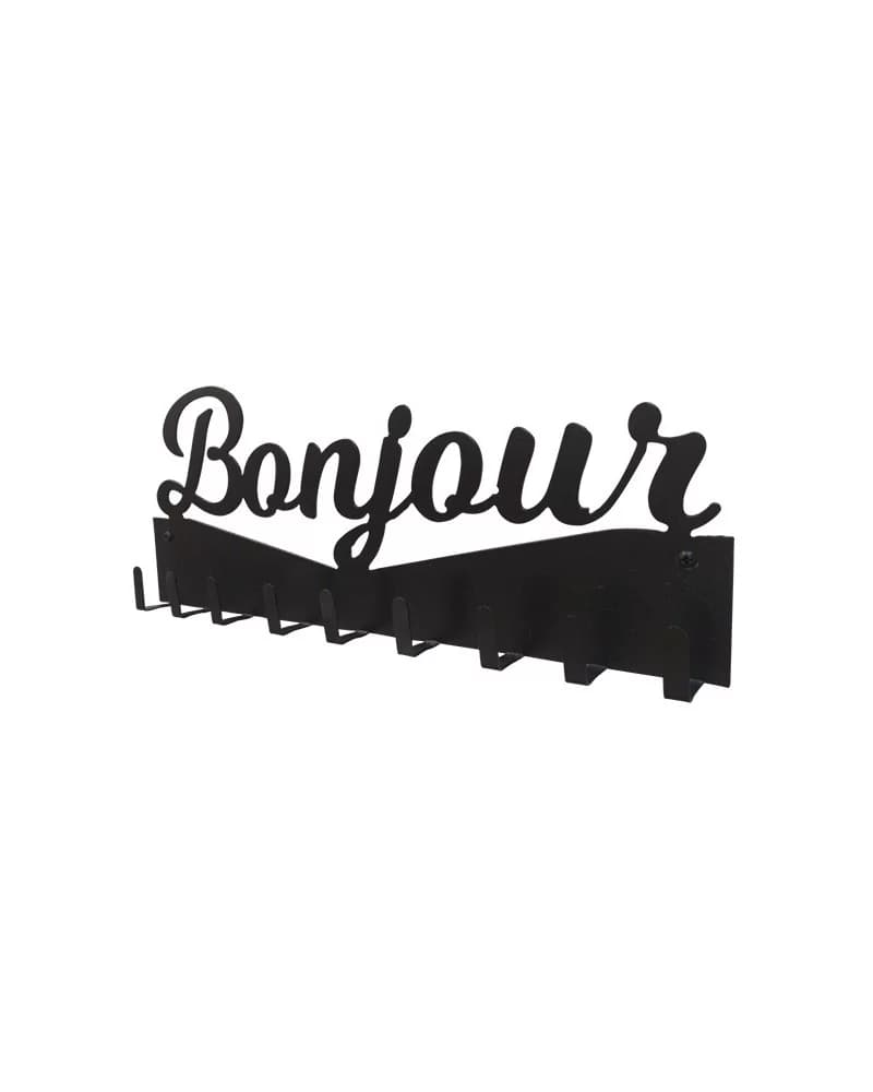 Porte Manteau Bonjour L Métal