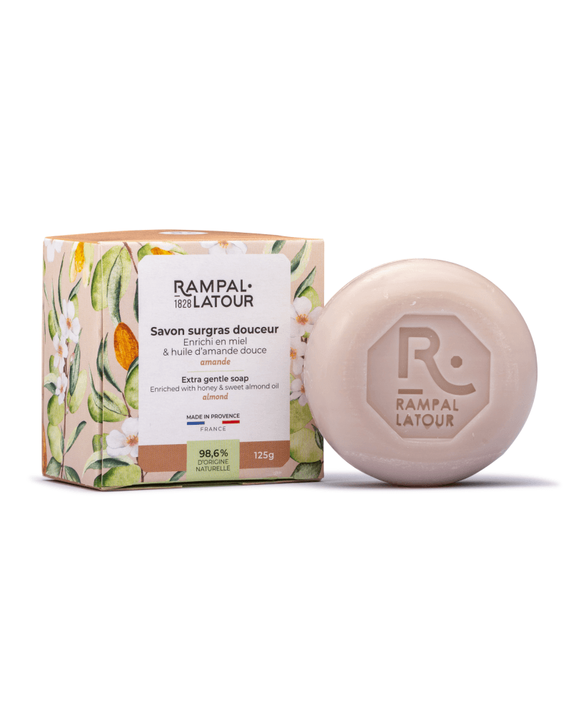 Savon surgras en coffret Amande 125g