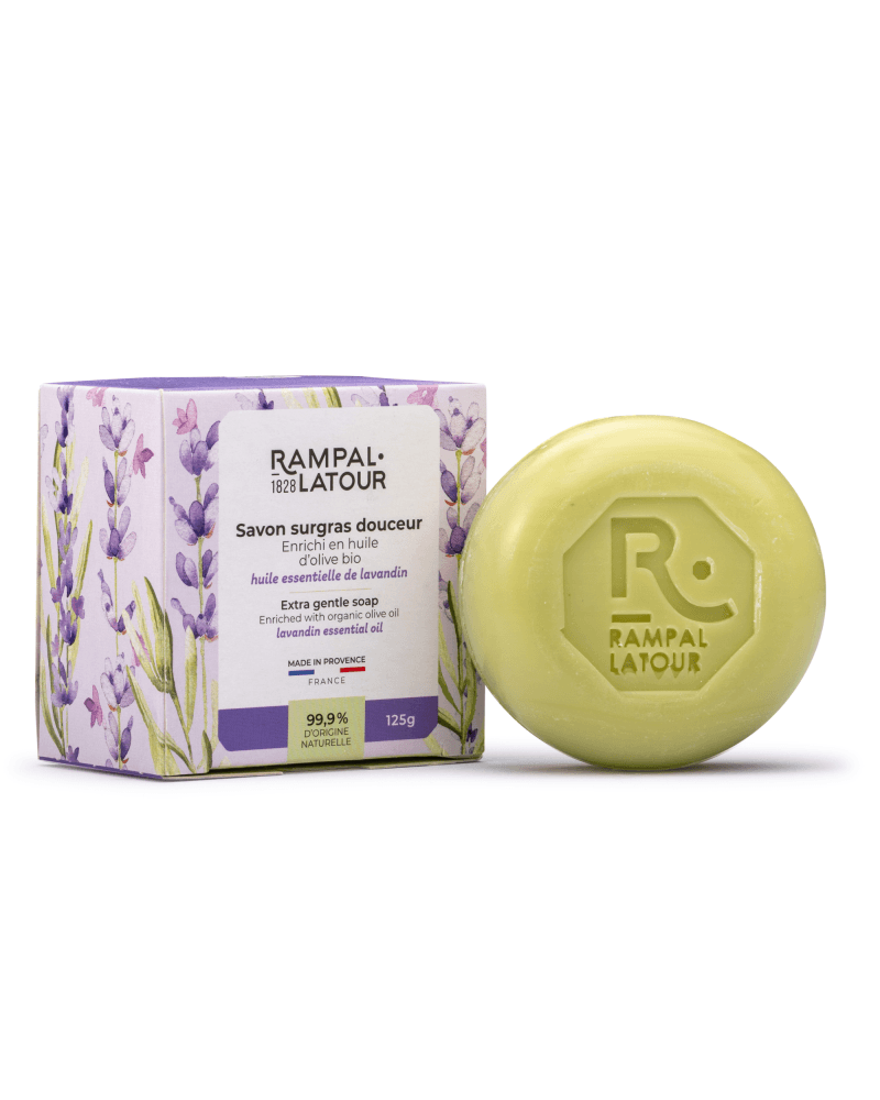 Savon surgras en coffret Lavandin 125g