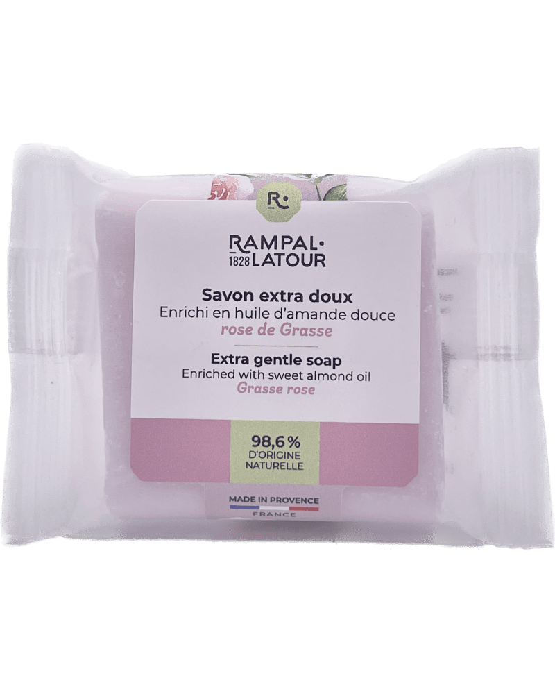 Mini savon surgras Rose de Grasse 25g