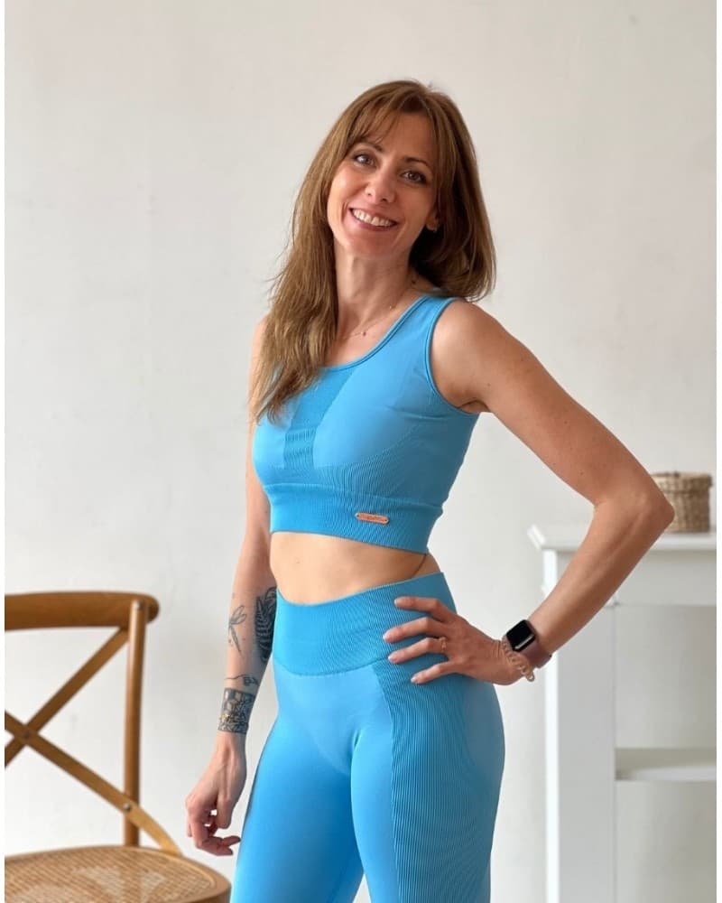 Brassière Seamless Bleu