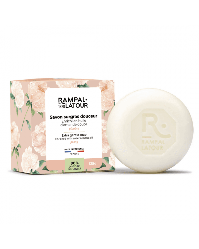 Savon surgras Pivoine 125g