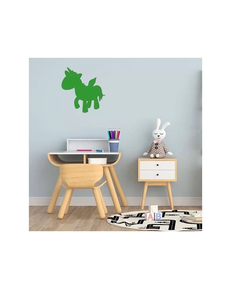 Licorne Ailée L métal(60 cm X 57 cm)