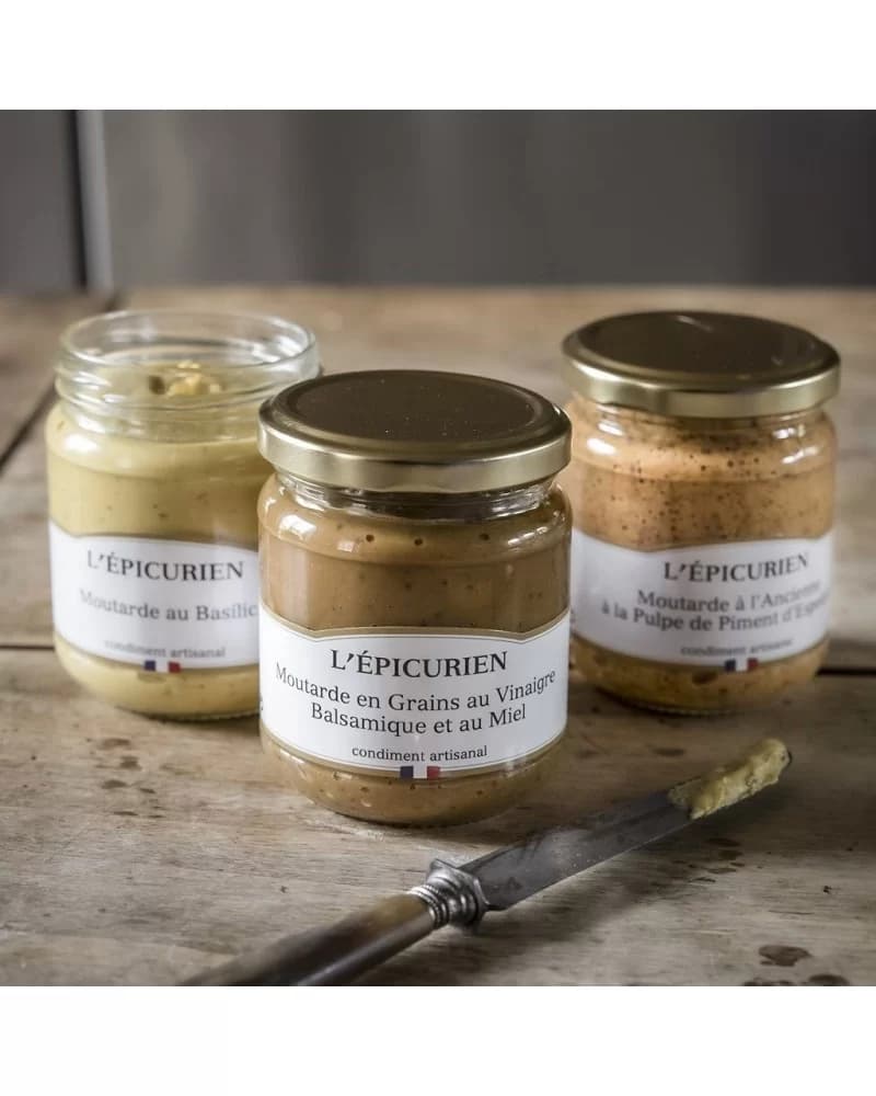 Assortiment de 3 moutardes